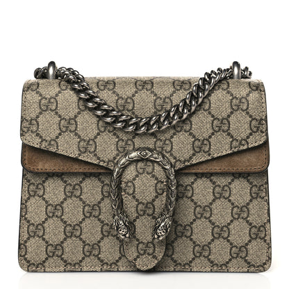 Gucci GG Supreme Monogram Mini Dionysus Shoulder Bag Taupe 1 of 10