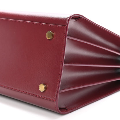Saint Laurent Calfskin Sac De Jour Burgundy 11 of 11