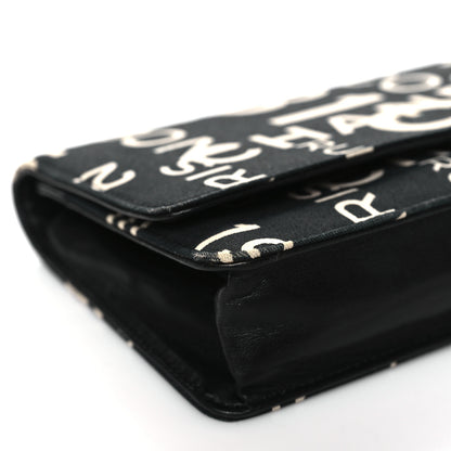 Chanel Denim Coco Wallet On Chain WOC Black 10 of 11