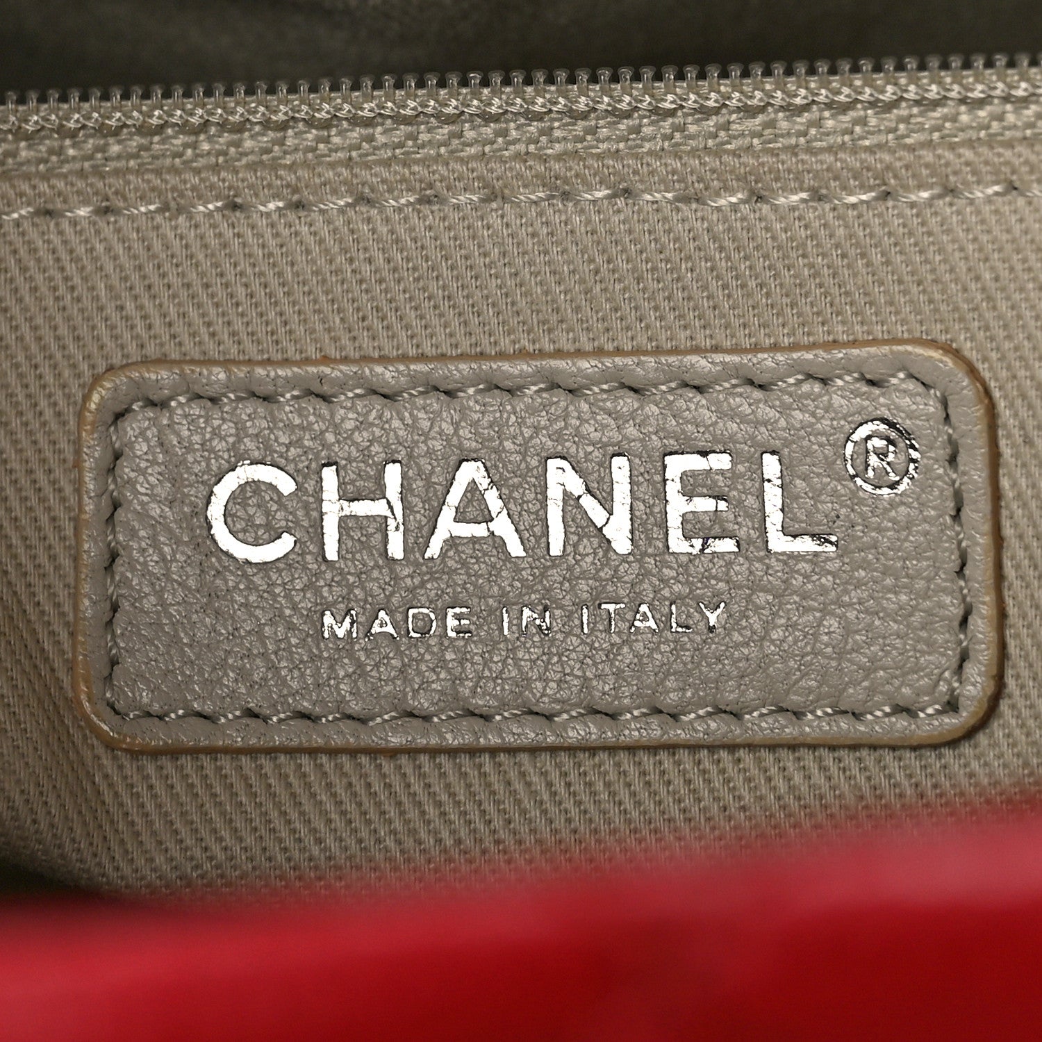 Chanel Caviar Quilted Timeless CC Soft Tote Red 6 of 9