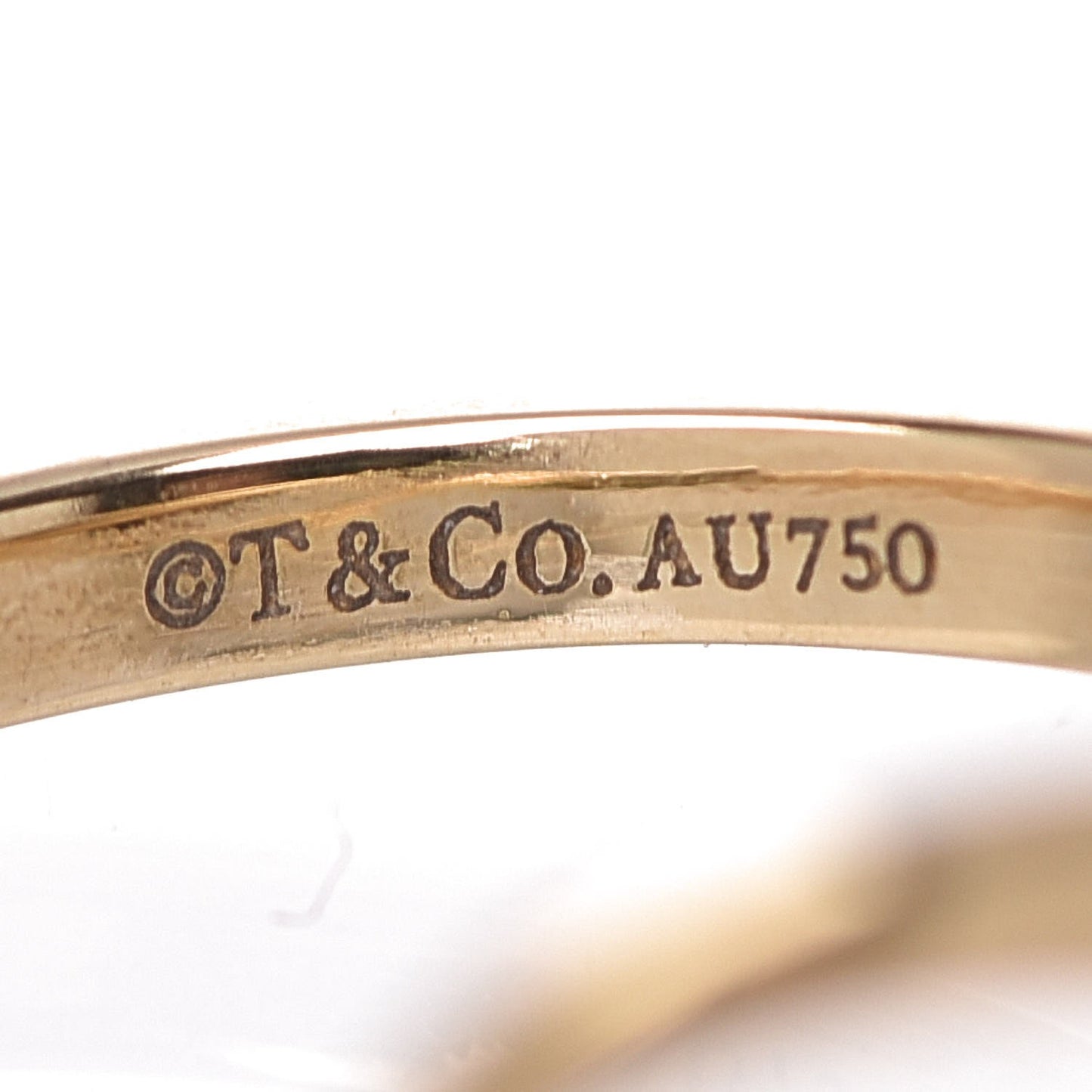 18K Yellow Gold Infinity Ring 52 6