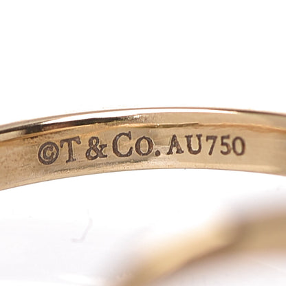 Tiffany 18K Yellow Gold Infinity Ring 52 6 5 of 6