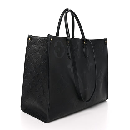 Louis Vuitton Empreinte Monogram Giant Onthego GM Black 3 of 9