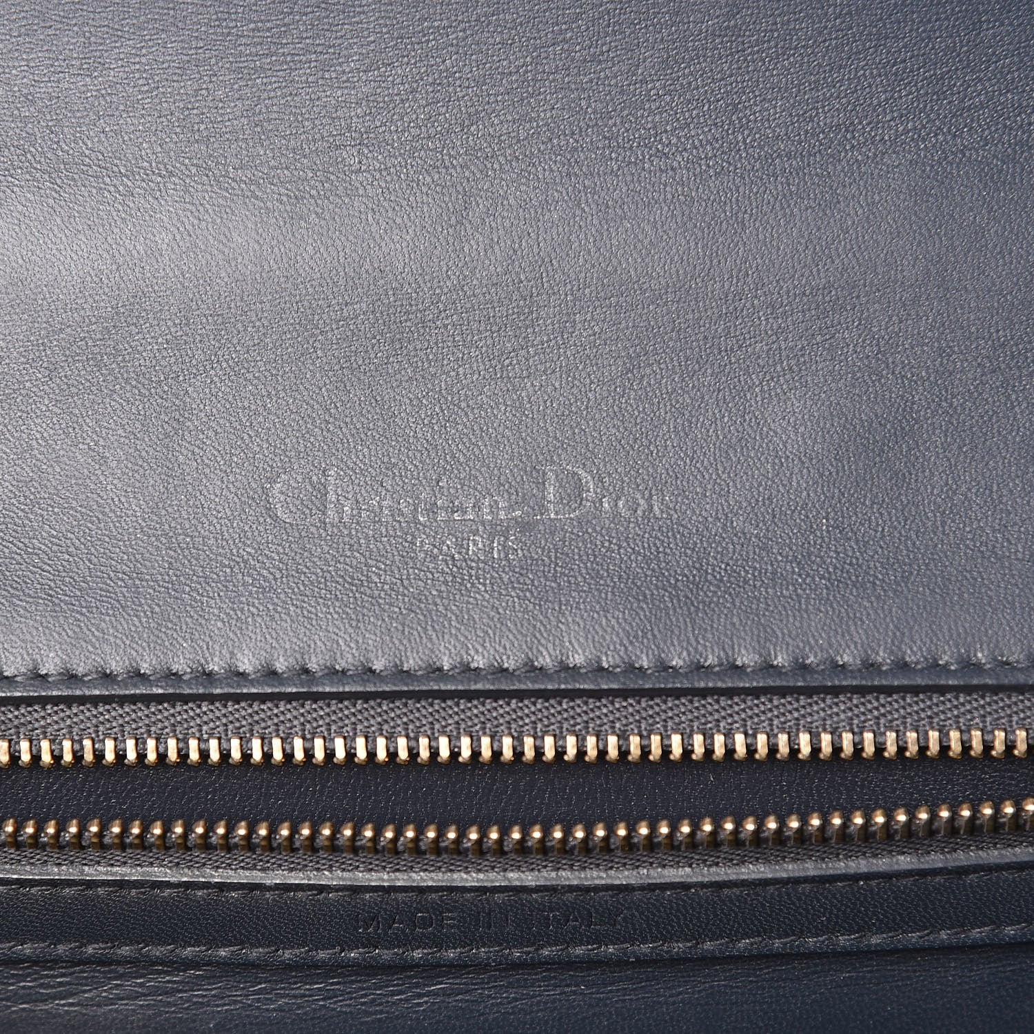 Christian Dior Metallic Patent Micro-Cannage Medium Diorama Flap Bag Gold 6 of 22