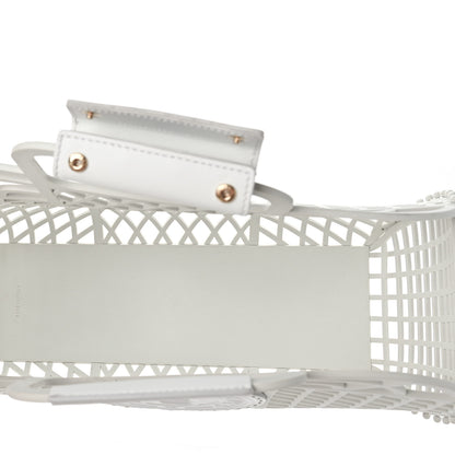 Fendi Recycled Plastic Vitello Liberty Matte Medium Fendi Basket White Ice 5 of 11