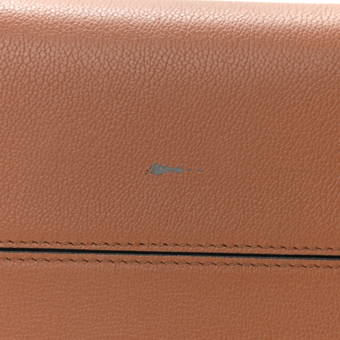 Smooth Calfskin Medium Diorever Flap Brown