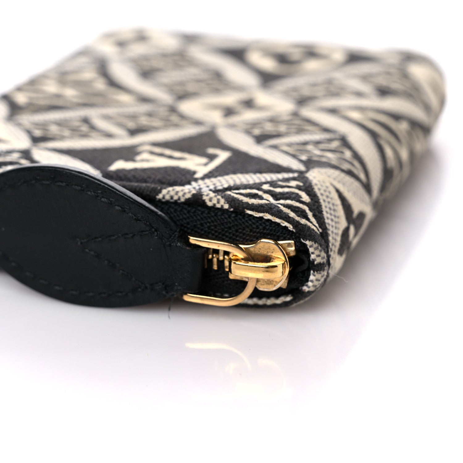 Louis Vuitton Jacquard Since 1854 Zippy Coin Purse Grey 14 of 16