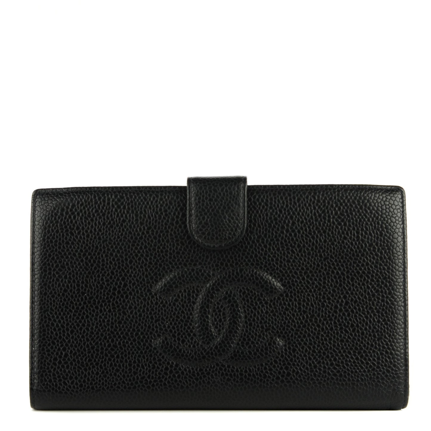 Caviar CC French Wallet Black