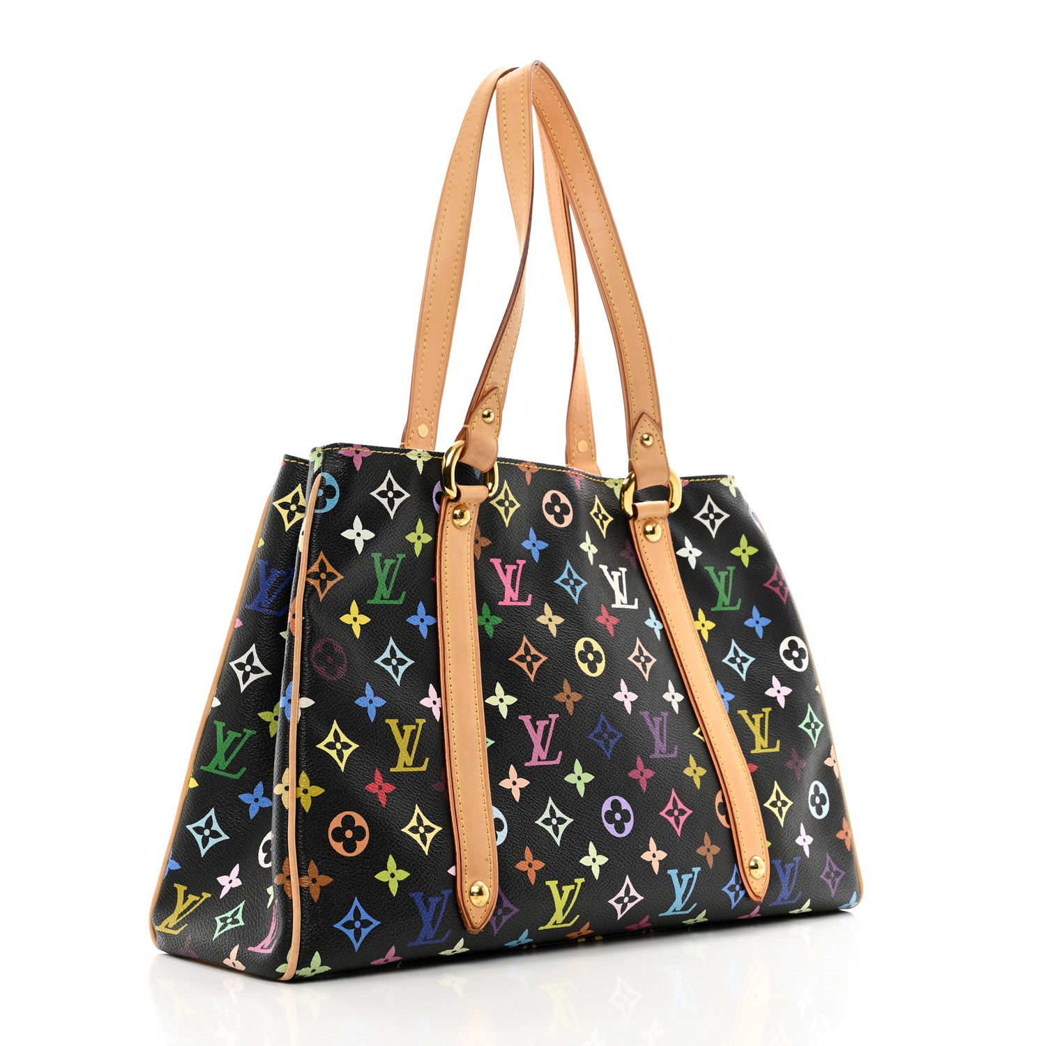 Louis Vuitton Monogram Multicolor Aurelia MM Black 3 of 9