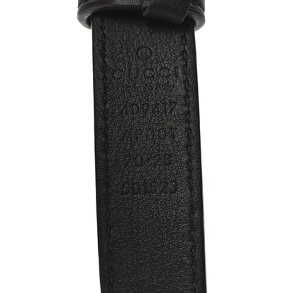 Gucci Calfskin Double G 20mm Belt 70 28 Black 5 of 5
