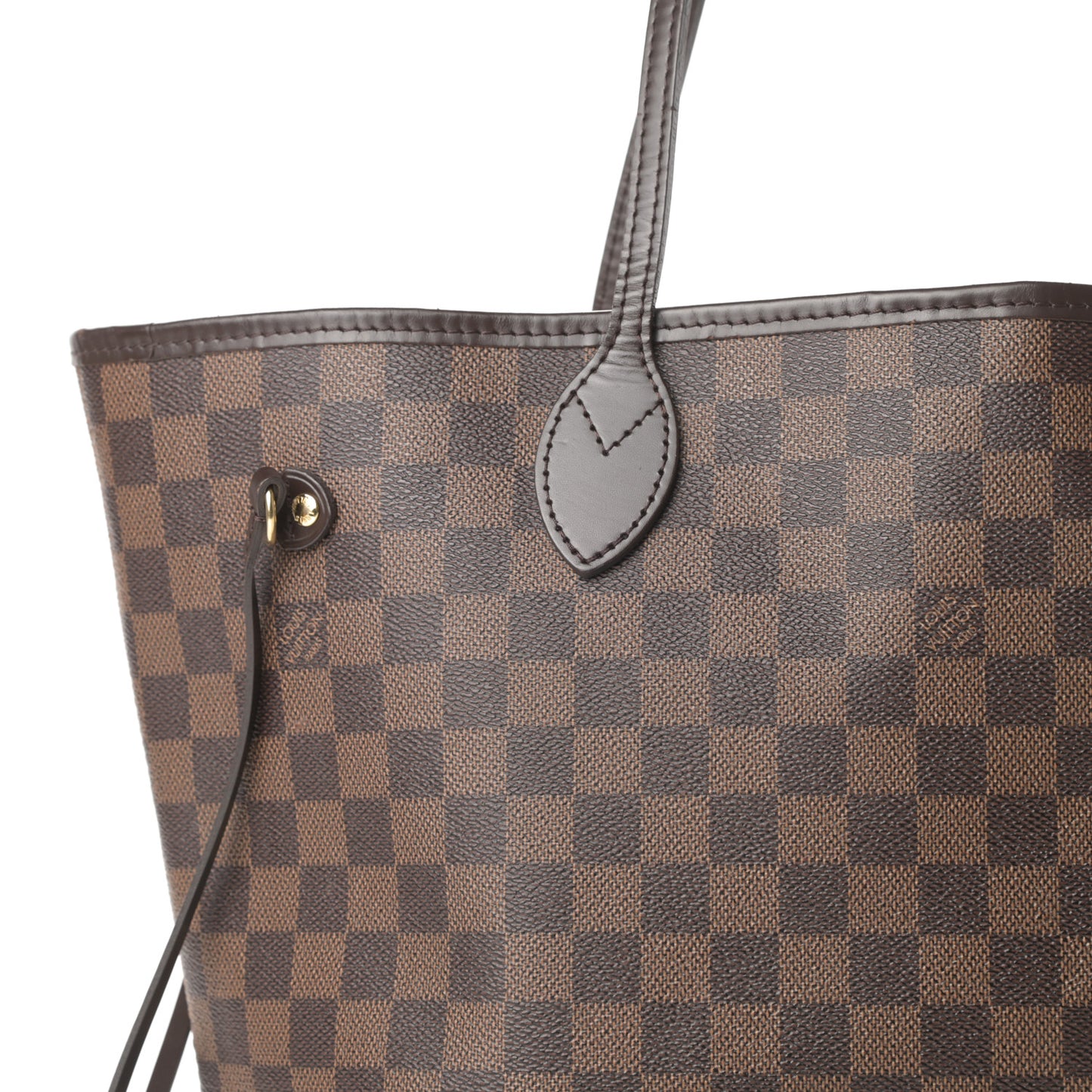Damier Ebene Neo Neverfull MM Rose Ballerine