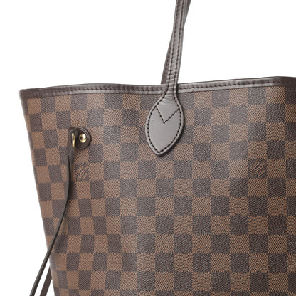 Louis Vuitton Damier Ebene Neo Neverfull MM Rose Ballerine 9 of 20