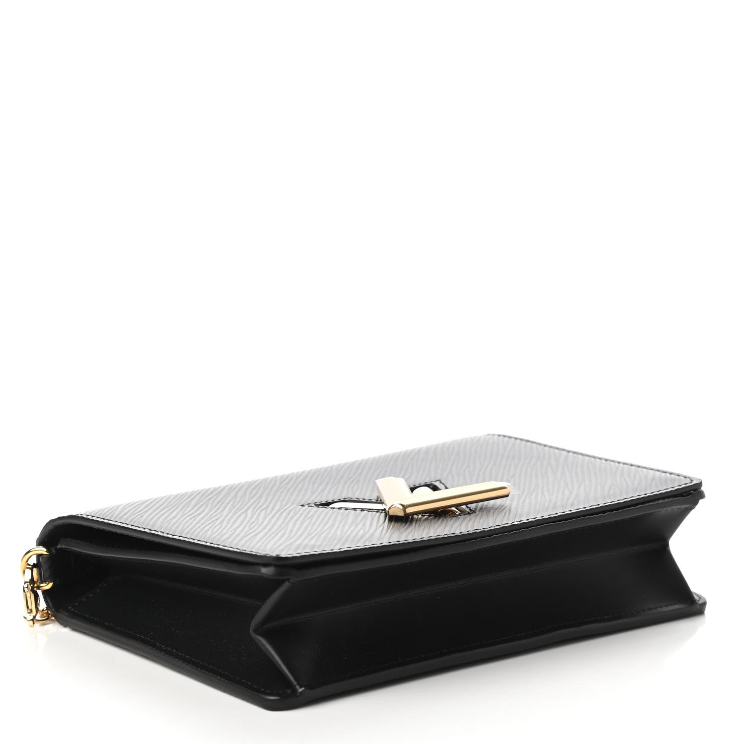 Louis Vuitton Epi Twist Belt Chain Wallet Black 4 of 10