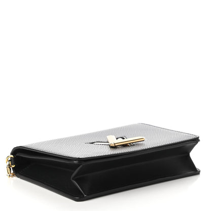 Louis Vuitton Epi Twist Belt Chain Wallet Black 4 of 10