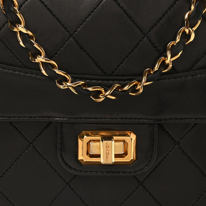 Chanel Lambskin Quilted Medium Mademoiselle Single Flap Black 8 of 10