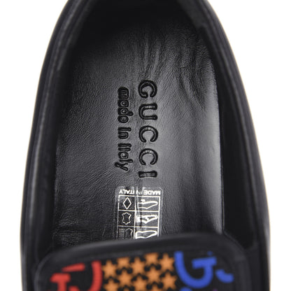 Gucci GG Supreme Monogram Psychedelic Mens Slip On Sneakers 8 Black Multicolor 6 of 8