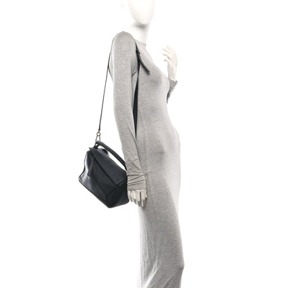 Loewe Calfskin Small Puzzle Bag Black 2 of 9