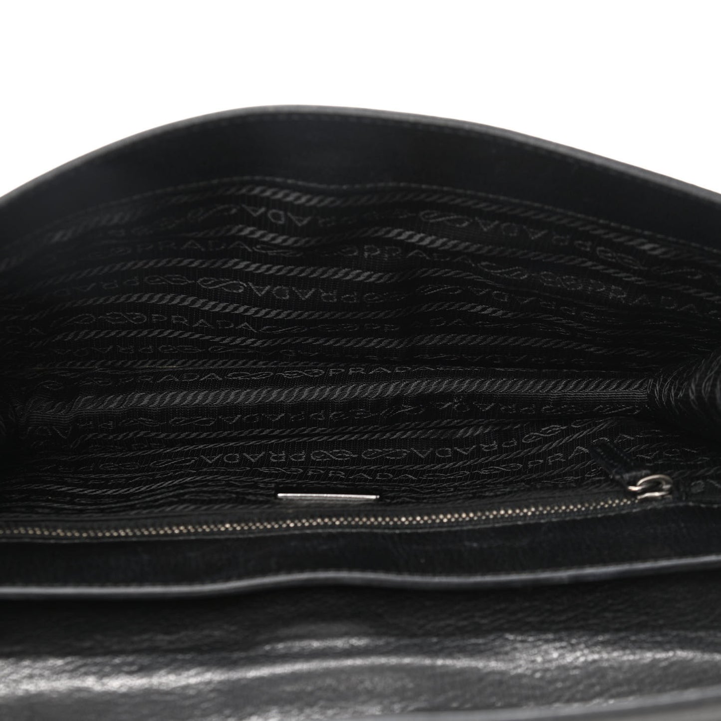 Goatskin Flap Bag Black