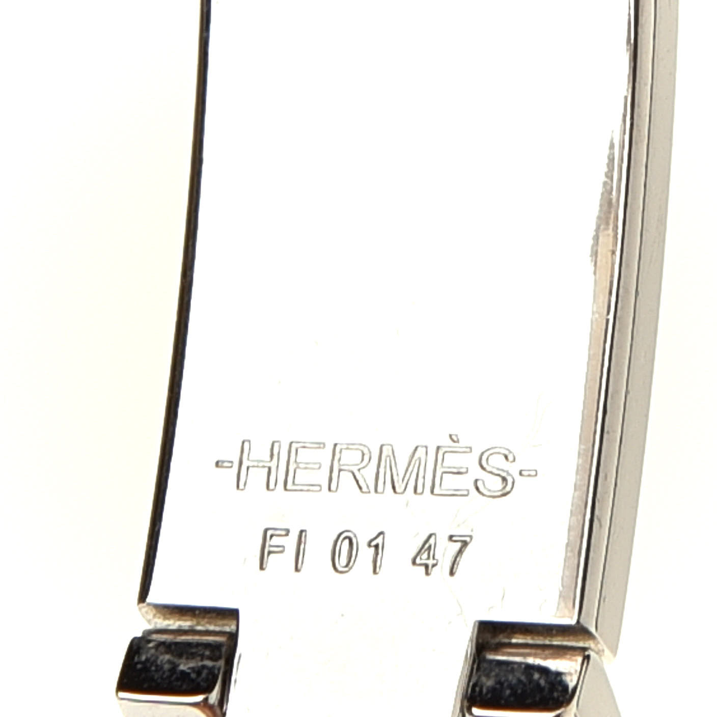 Enamel Narrow Clic Clac H Bracelet GM White