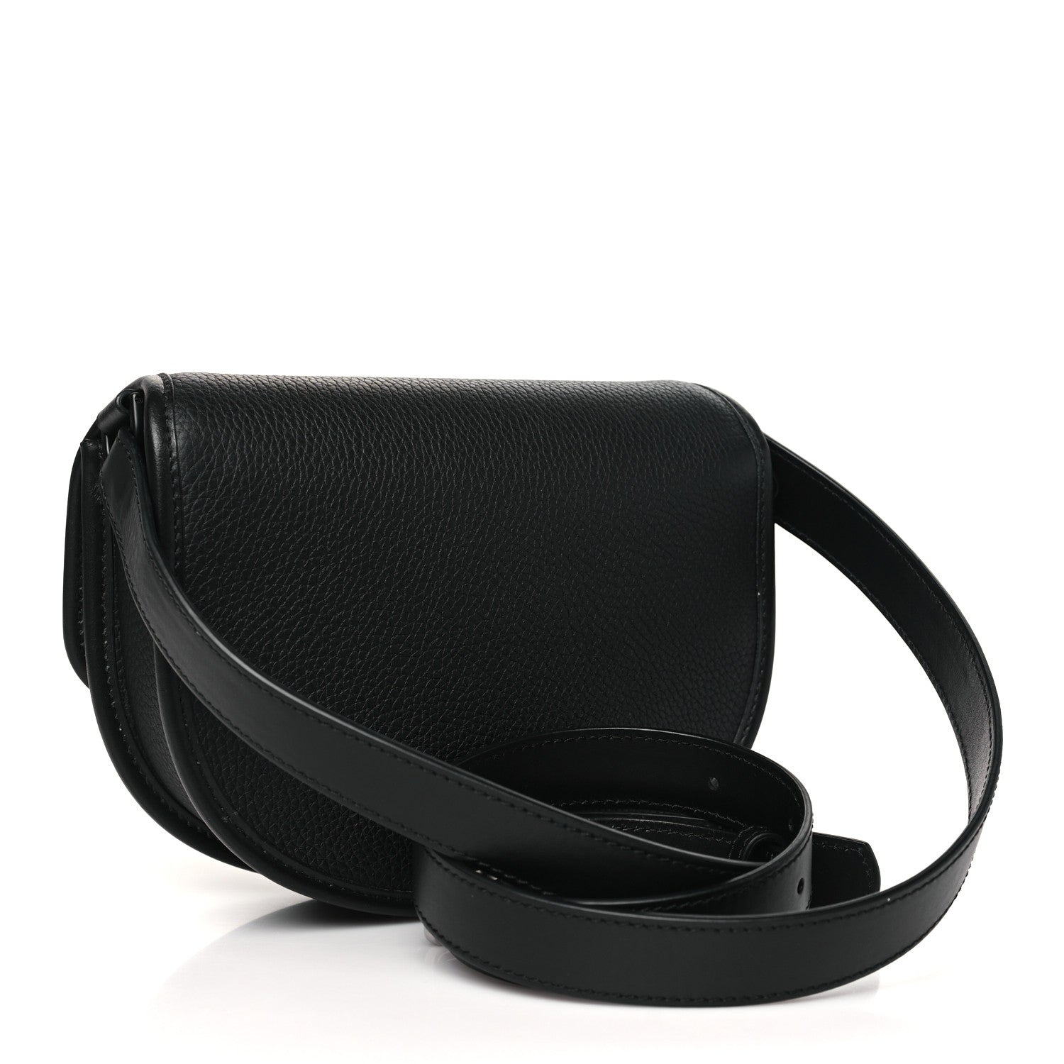 Christian Dior Grained Calfskin Mini Gallop Bag With Strap Black 3 of 10