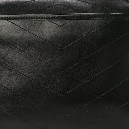 Saint Laurent Lambskin Matelasse Monogram Medium Niki Chain Satchel Black 30 of 33