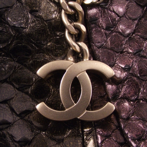 Chanel Python CC Charm Shoulder Bag 9 of 9