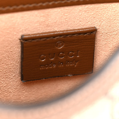 Gucci GG Supreme Monogram Mini Horsebit 1955 Crossbody Bag Beige Brown Sugar 6 of 13