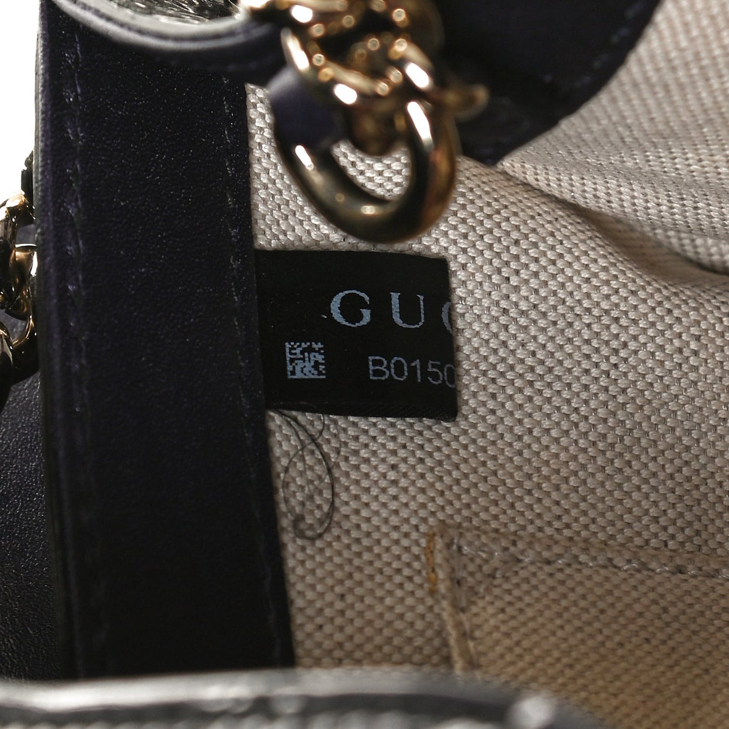 Shine Guccissima Medium Emily Chain Shoulder Bag Melanzana