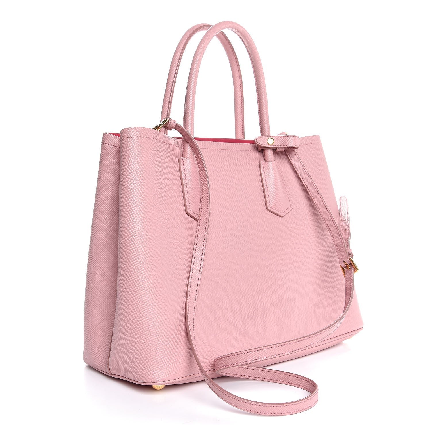 Prada Saffiano Cuir Small Double Bag Pesco 3 of 8