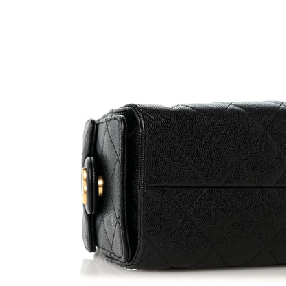 Chanel Caviar Quilted Mini Chanel 25 Handbag Black 9 of 12