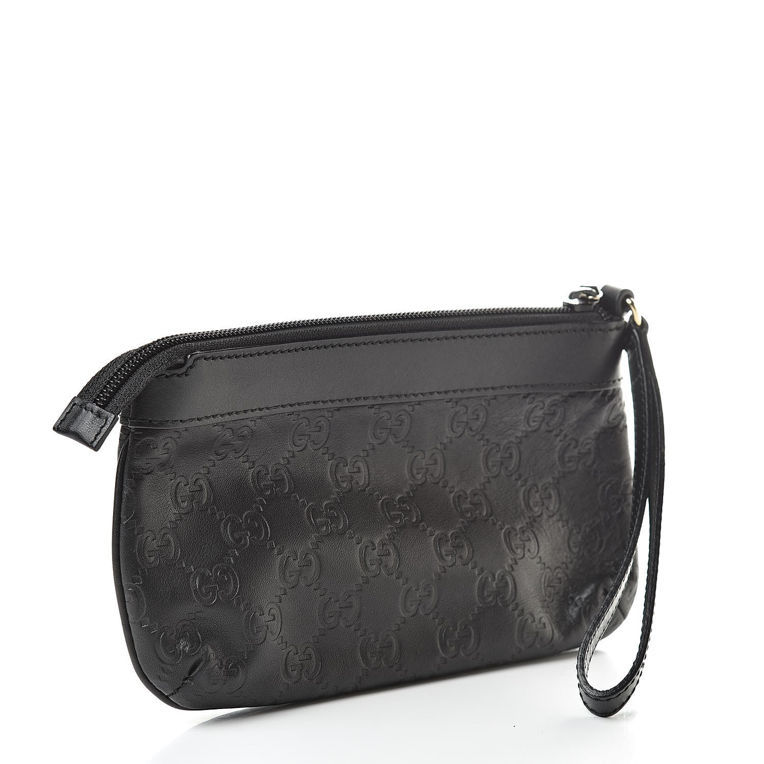 Gucci Guccissima Wristlet Black 3 of 9