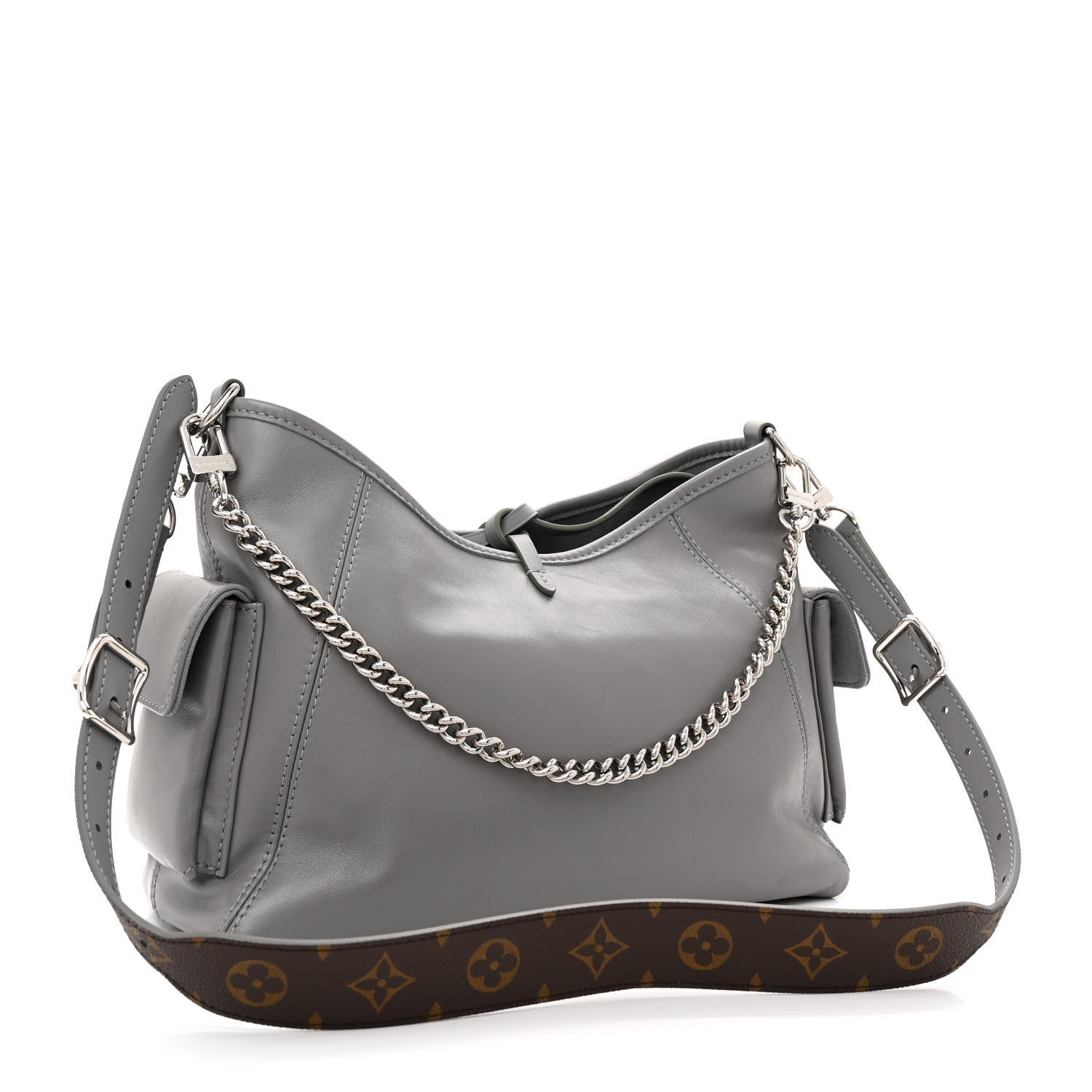 Louis Vuitton Lambskin CarryAll Cargo Vibe PM Trianon Gray 1509795