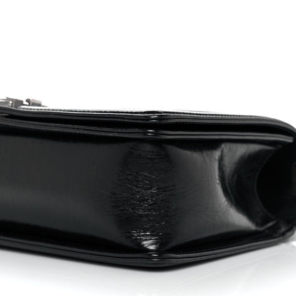 Chanel Glazed Calfskin Quilted New Medium Boy Flap Black 8 of 9