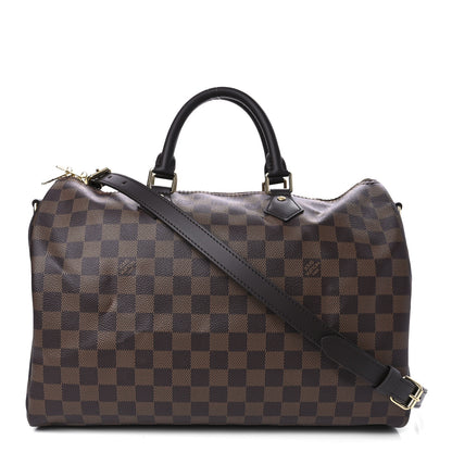 Louis Vuitton Damier Ebene Speedy Bandouliere 35 1 of 8