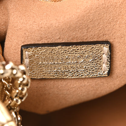 Jimmy Choo Metallic Lambskin Micro Bon Bon Bag Gold 6 of 10