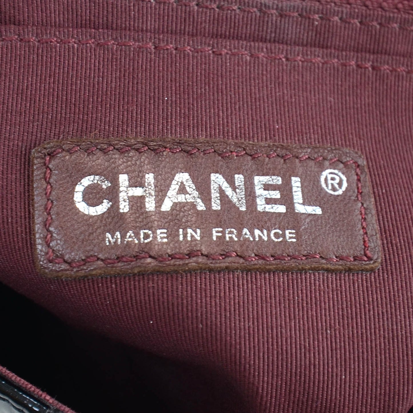 Patent Secret Label Medium Flap Black