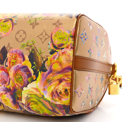 Louis Vuitton Metallic Monogram LV Garden Speedy Bandouliere 25 Gold 9 of 9