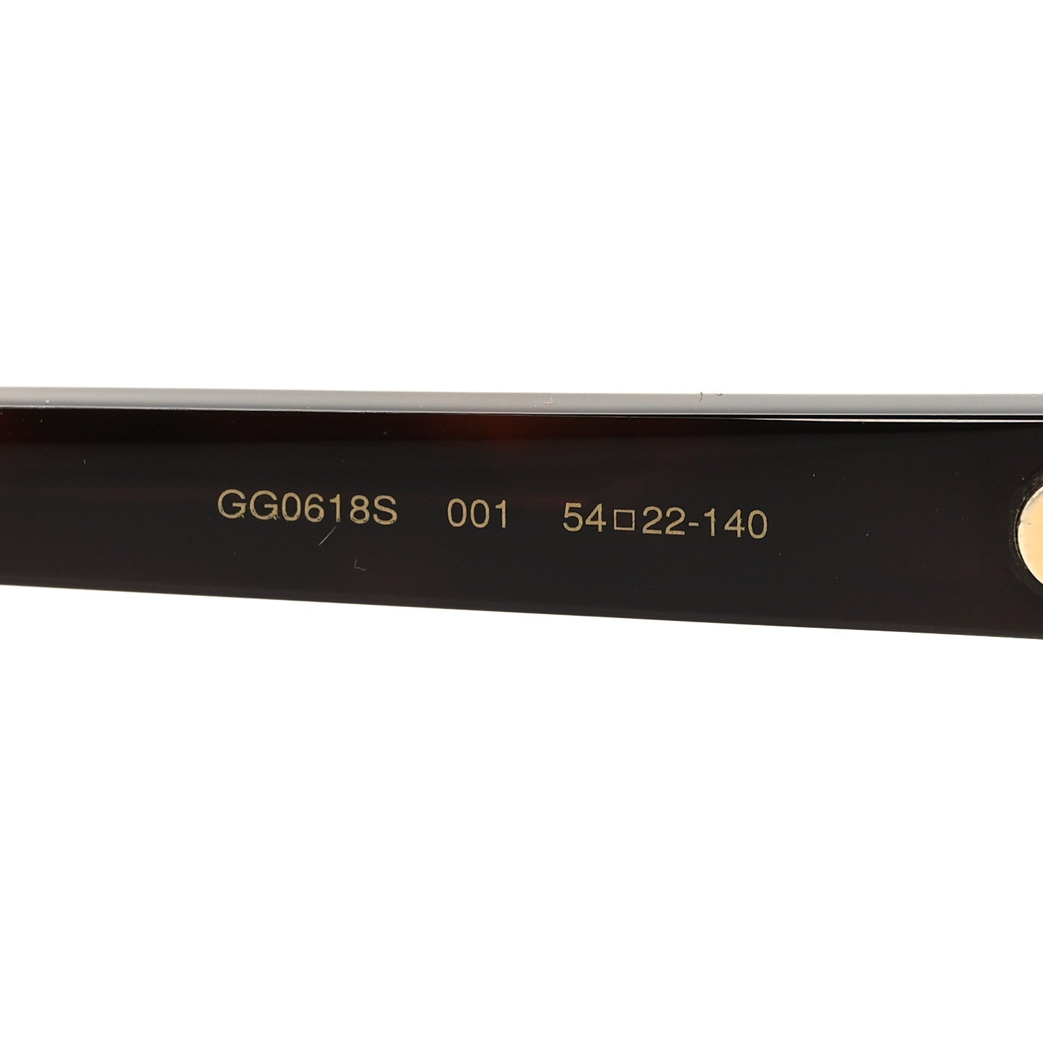 Gucci Acetate Crystal Round Sunglasses GG0618S Tortoiseshell 6 of 6