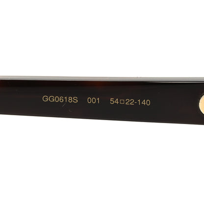 Gucci Acetate Crystal Round Sunglasses GG0618S Tortoiseshell 6 of 6