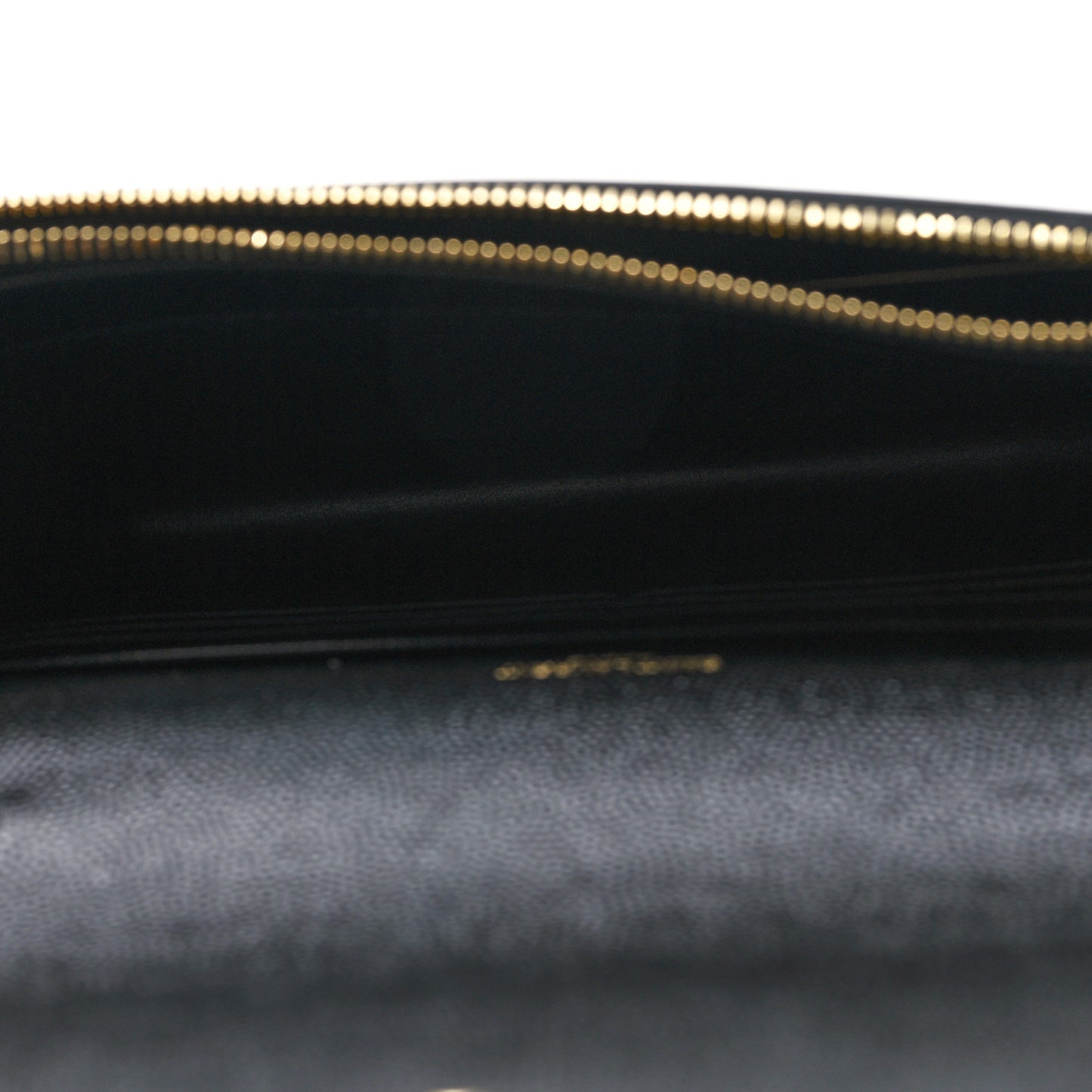 Grain De Poudre Classic Monogram Kate Tassel Chain Wallet Black