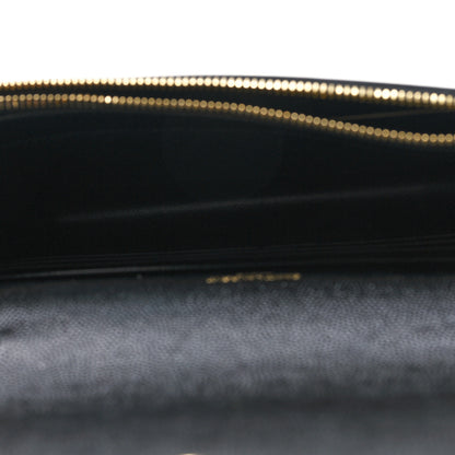 Saint Laurent Grain De Poudre Classic Monogram Kate Tassel Chain Wallet Black 5 of 9
