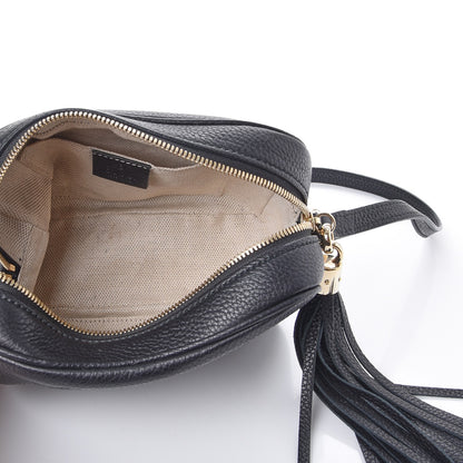 Gucci Pebbled Calfskin Small Soho Disco Bag Black 5 of 7