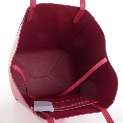 Celine Grained Calfskin Small Horizontal Cabas Phantom Fuchsia 5 of 7