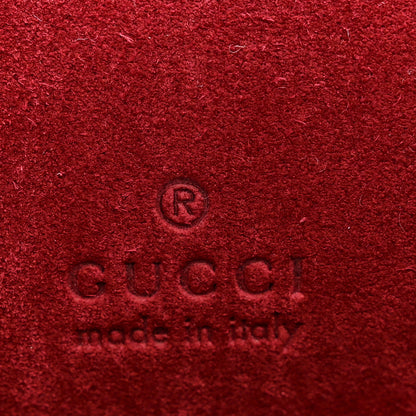 Gucci Crinkled Patent Mini Dionysus Shoulder Bag Rosso Ancora Red 5 of 9