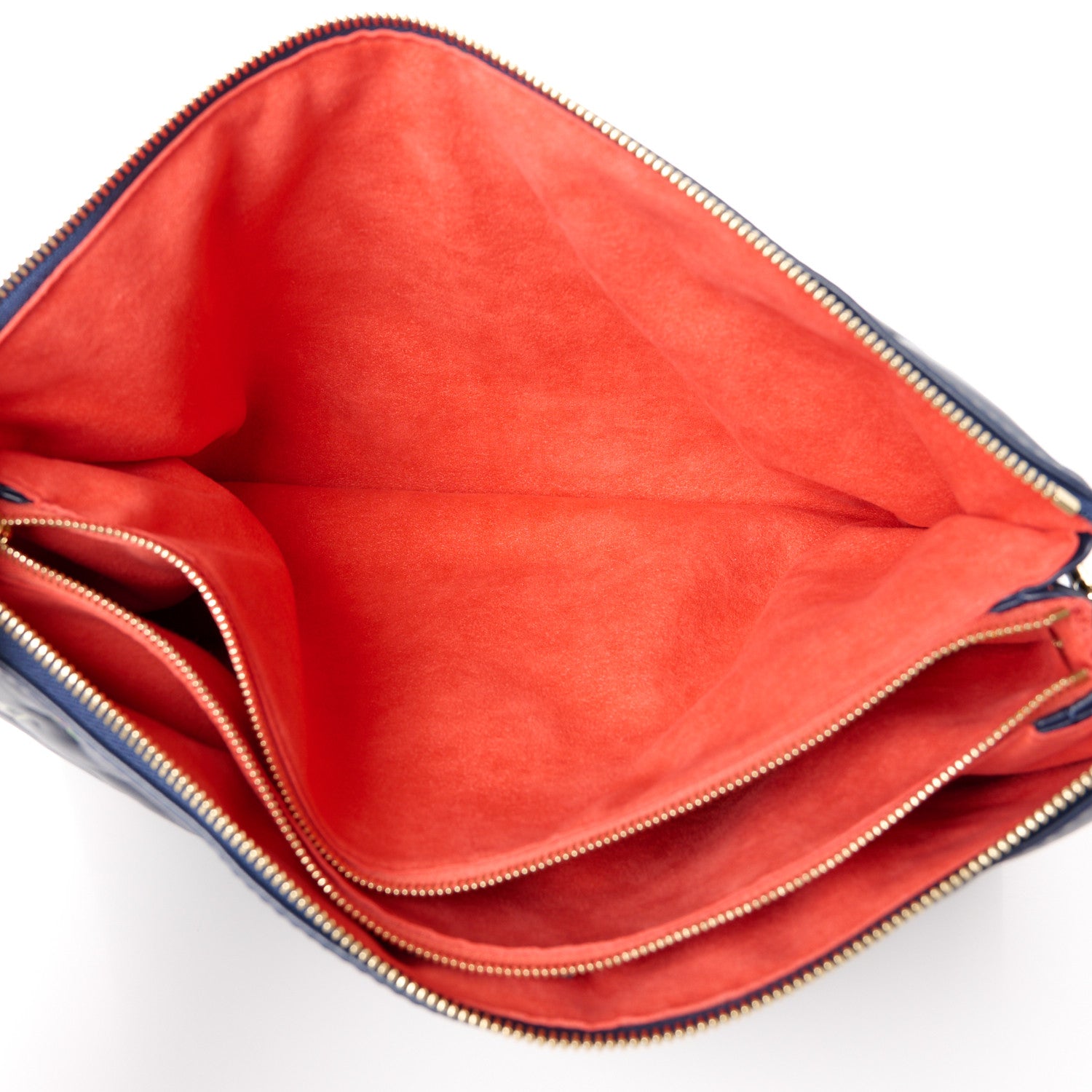 Louis Vuitton Lambskin Embossed Monogram LV Garden Coussin MM Navy Blue 6 of 11