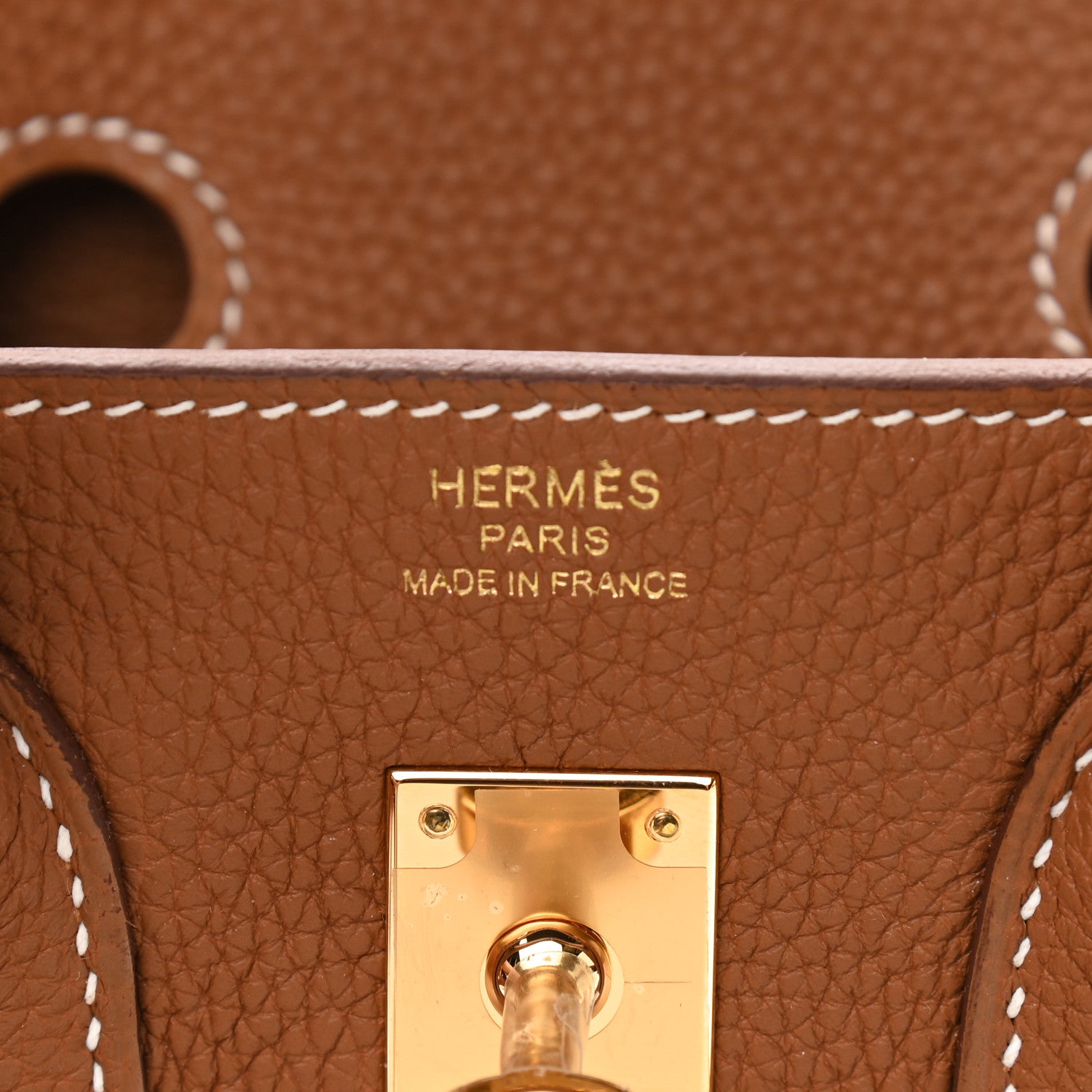 Hermes Togo Birkin 25 Gold 6 of 10