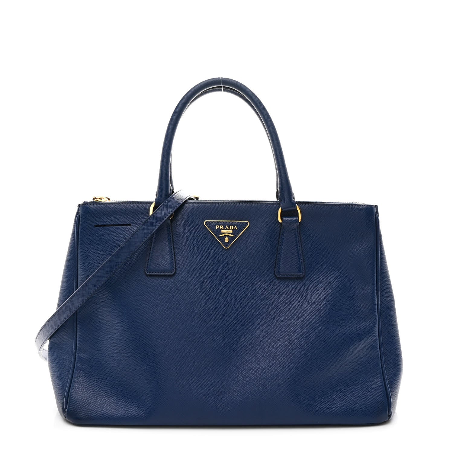 Prada Saffiano Lux Medium Galleria Double Zip Tote Bluette 1 of 14