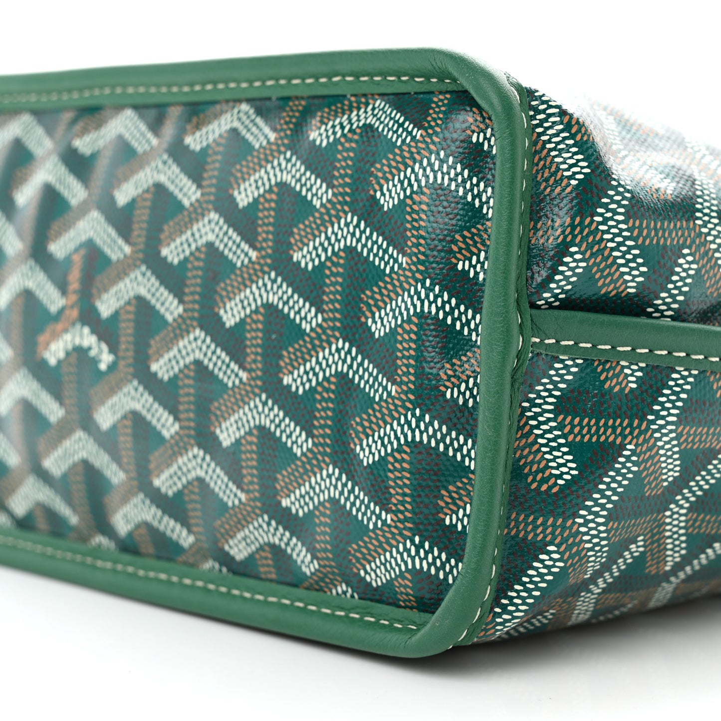 Goyardine Reversible Mini Anjou Green
