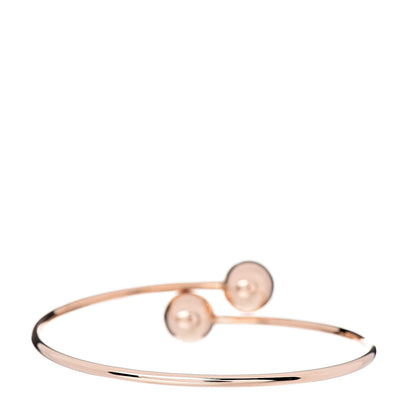 Tiffany 18K Rose Gold 11mm HardWear Ball Bypass Bracelet 3 of 5