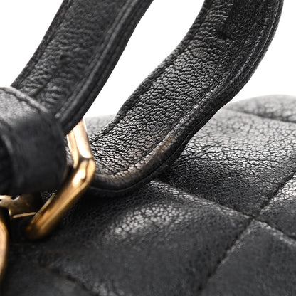 Chanel Shiny Sheepskin Quilted Large Trapezio Flap Black 15 of 16